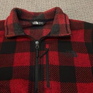 The North Face 1/4 zip pullover fleece jacket